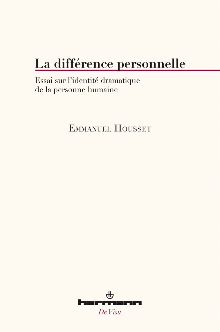 La différence personnelle - Emmanuel Housset - HERMANN