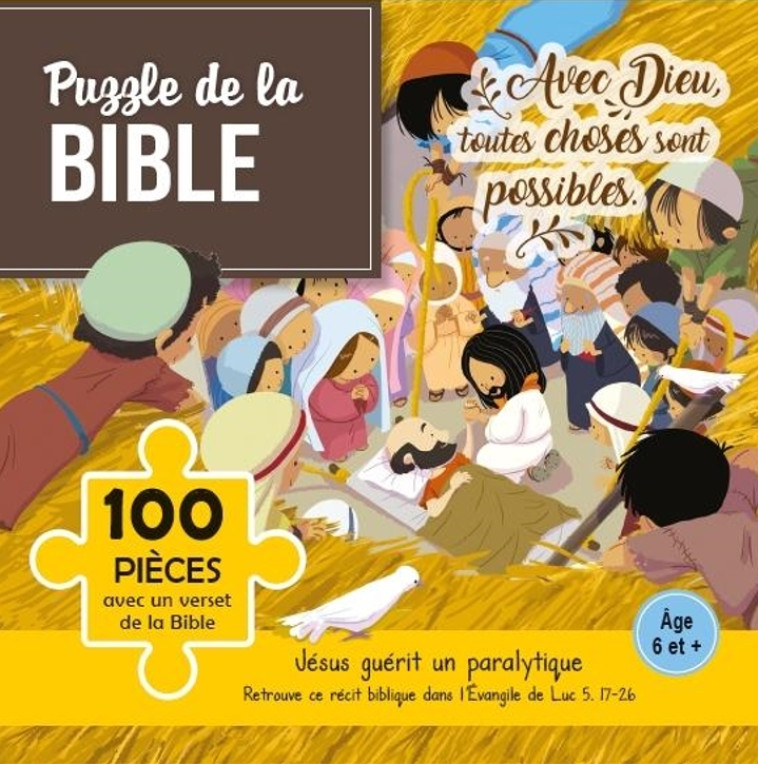 Puzzle Jésus guérit un paralytique -  CLC  - CLC FRANCE