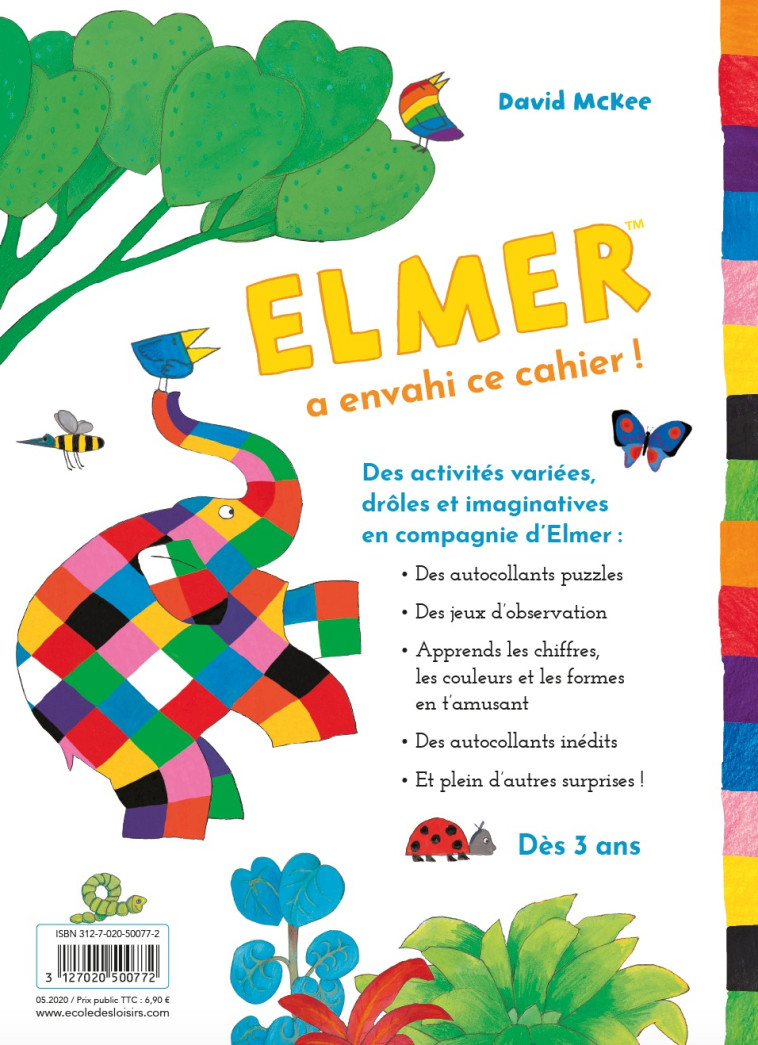 Mes activités avec Elmer - David McKee - EDL