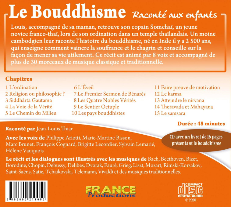 Le bouddhisme raconté aux enfants - Marc Geoffroy - FRANCE PRODUC