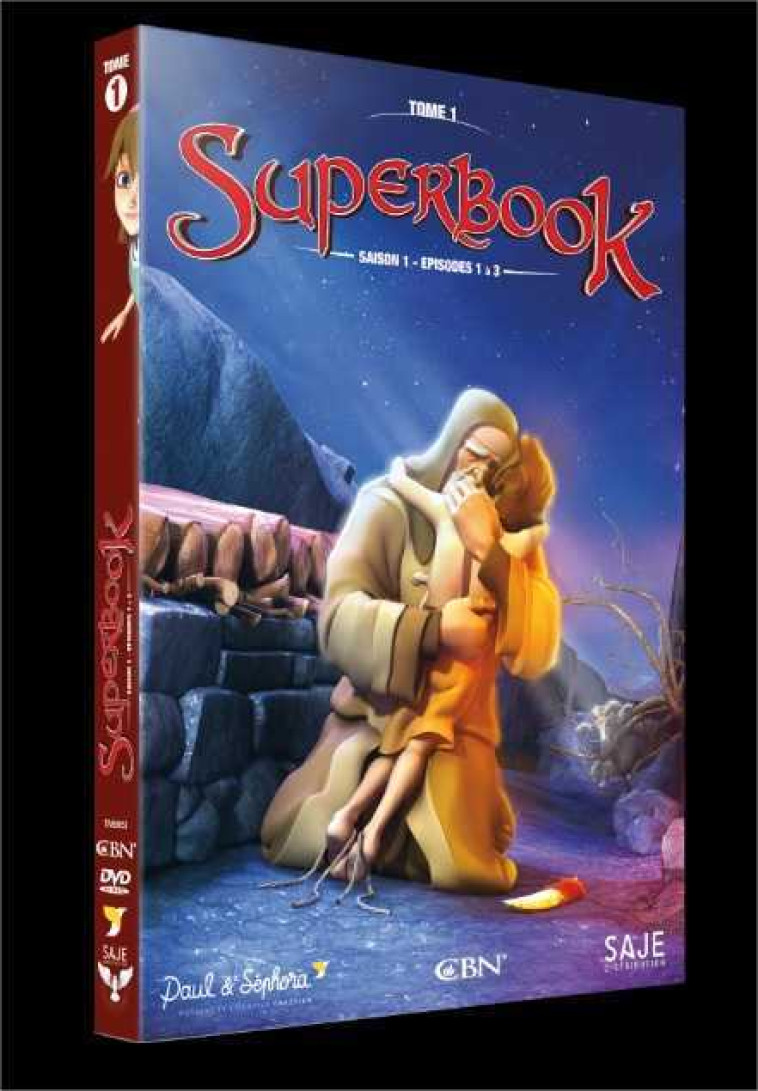 Superbook  Tome 1 - Saison 1 - Episodes 1 à 3 - DVD -  SUPERBOOK - SAJEPROD