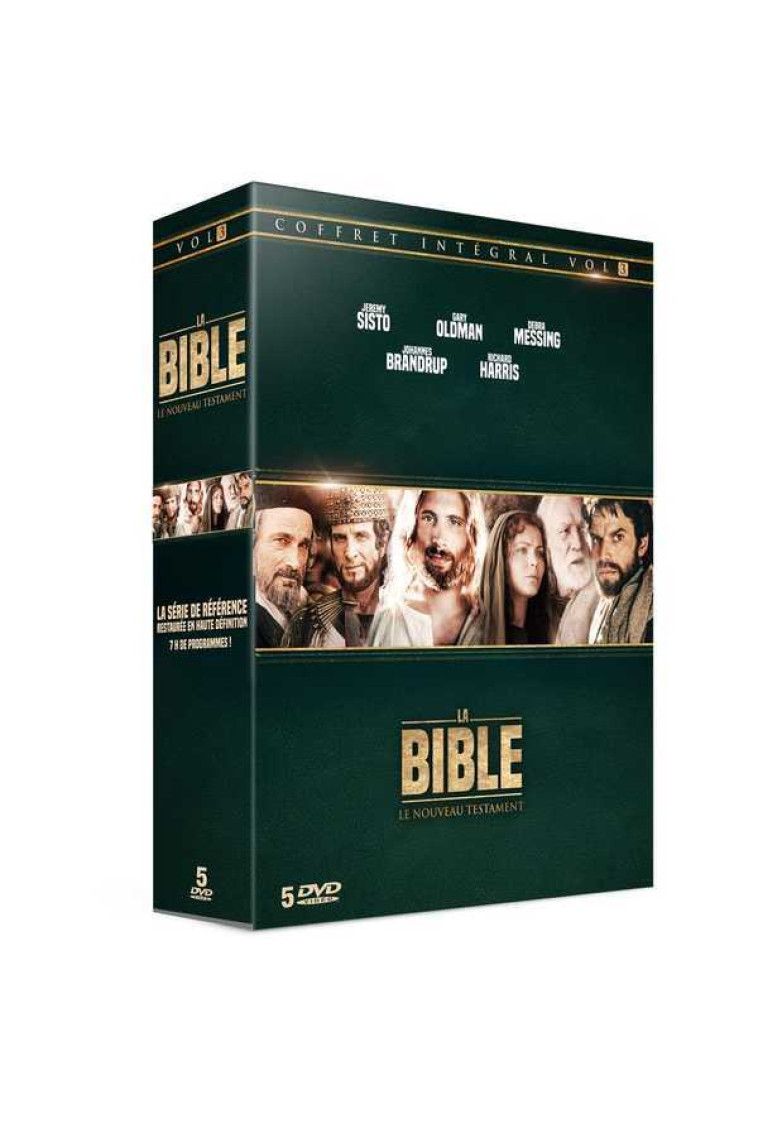 Coffret la Bible Volume 3 : De Jésus à l’Apocalypse - DVD -  Collectif - SAJEPROD