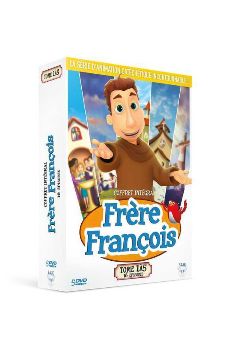 Coffret 5 DVD Frère François - Robert FERNANDEZ - SAJEPROD