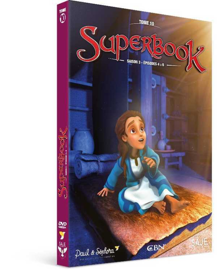 Superbook Tome 10 - Saison 3 - Episodes 4 à 6 - DVD - Robert FERNANDEZ - SAJEPROD