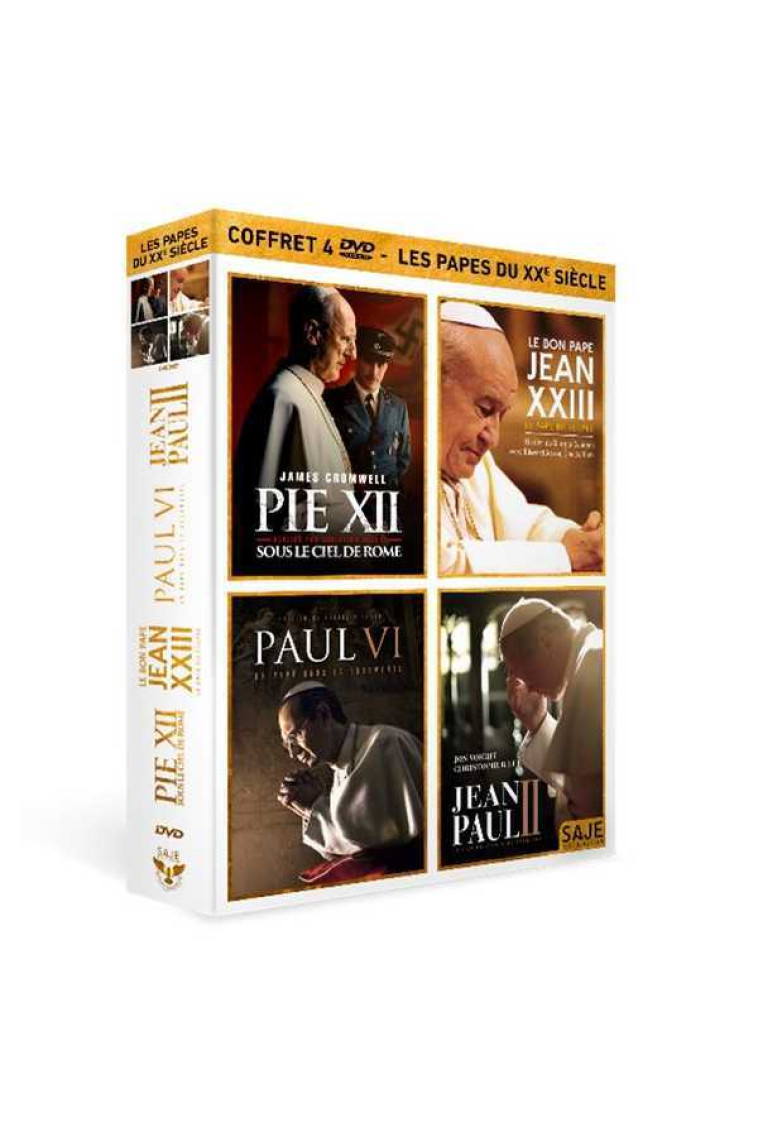 Les papes du XXème siècle - Coffret 4 DVD - Christian DUGUAY - SAJEPROD