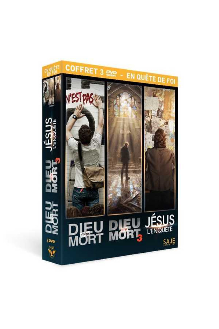 En quête de foi   - Coffret 3 DVD -  Collectif - SAJEPROD