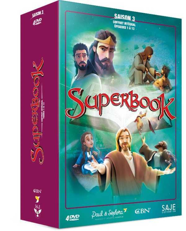 Superbook Coffret intégral Saison 3 - 4 DVD - Robert FERNANDEZ - SAJEPROD