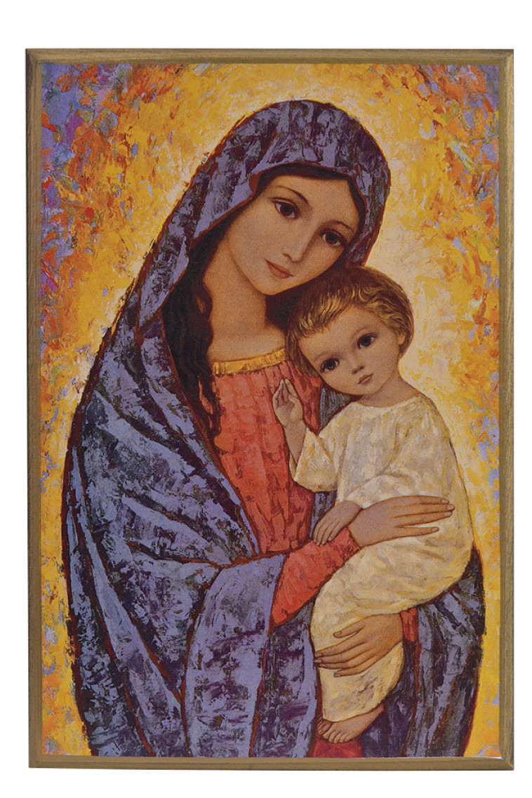 Vierge de la Lumière - Icône classique 14x18 cm - 742.23 -   - CLEMENCES