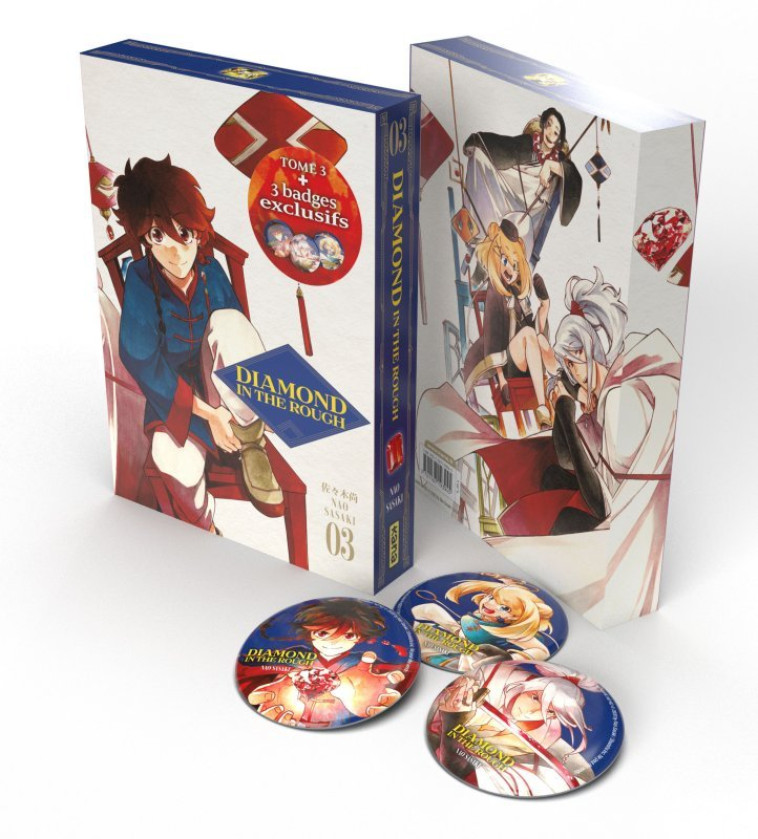 Coffret collector Diamond on the rough tome 3 - XXX - KANA