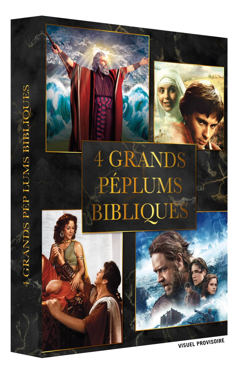 Péplum bibliques - 5 films - 4 DVD -  Collectif - ESC CONSEILS