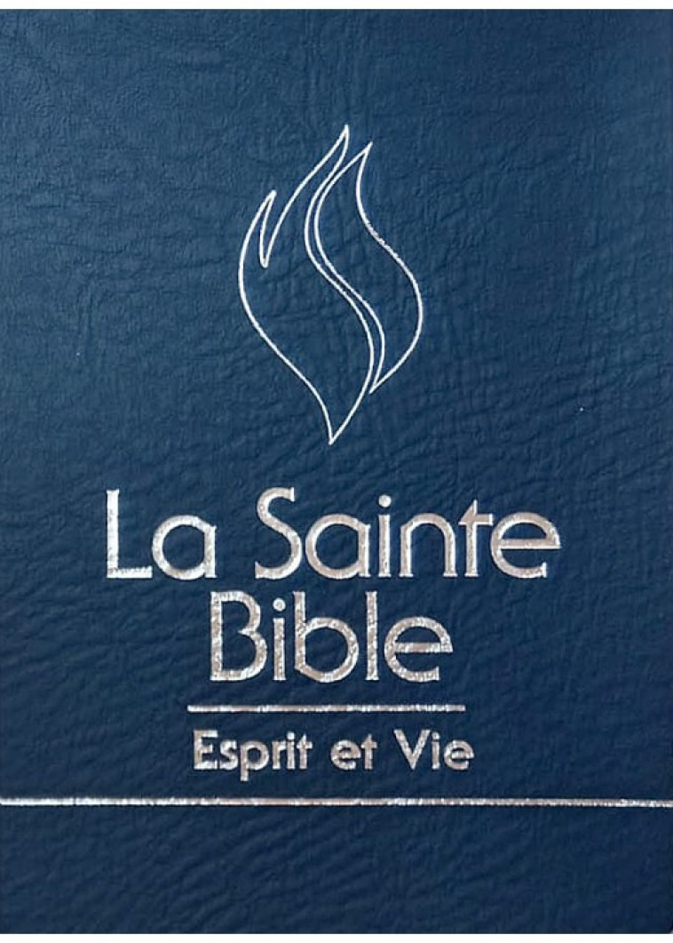 La Sainte bible Esprit et Vie EDITION NUIT PU BLEU (disponible jusqu'à épuisement des stocks) -  Version Segond 1910 - INSPIRATION ED