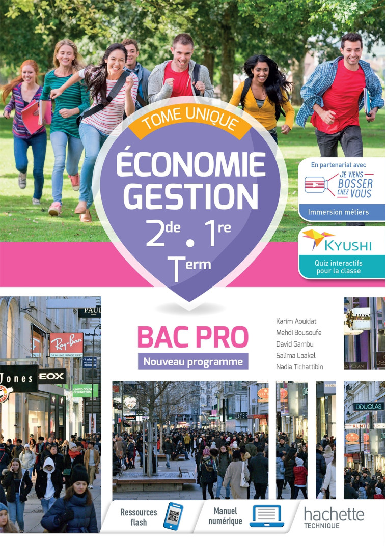 Économie - Gestion 2de/1re/Term Bac Pro - cahier élève -  Éd. 2021 - Karim Aouidat - HACHETTE EDUC