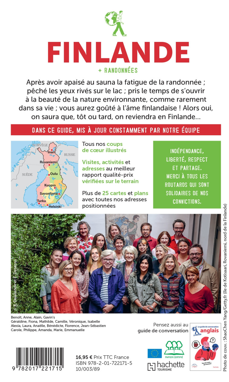 Guide du Routard Finlande 2023/24 -   - HACHETTE TOURI