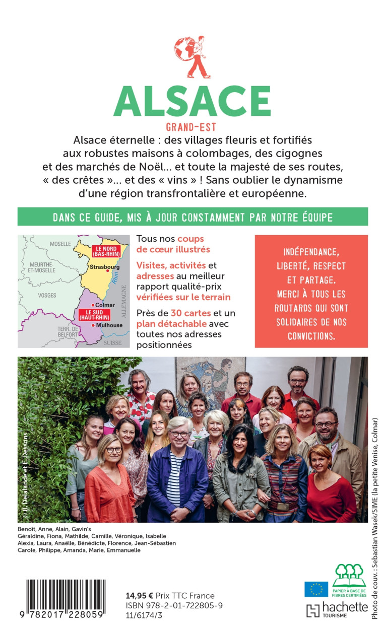 Guide du Routard Alsace 2023/24 -   - HACHETTE TOURI