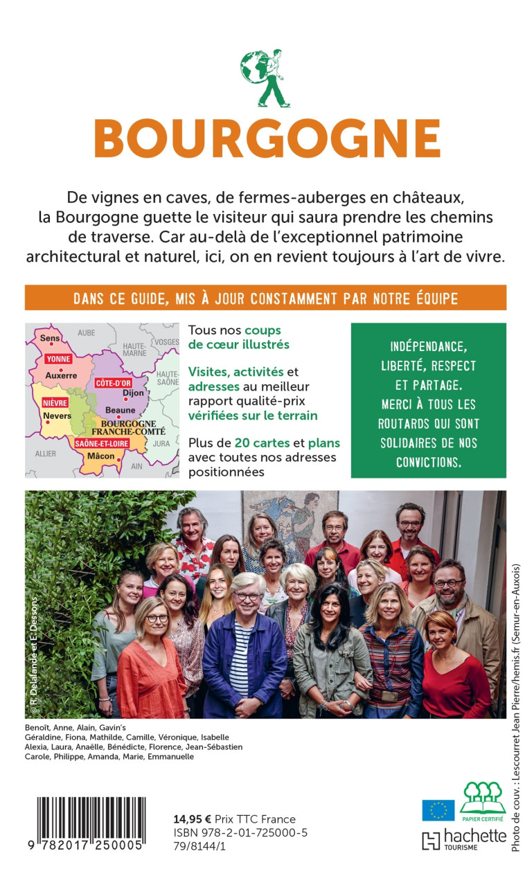 Guide du Routard Bourgogne 2024/25 -   - HACHETTE TOURI