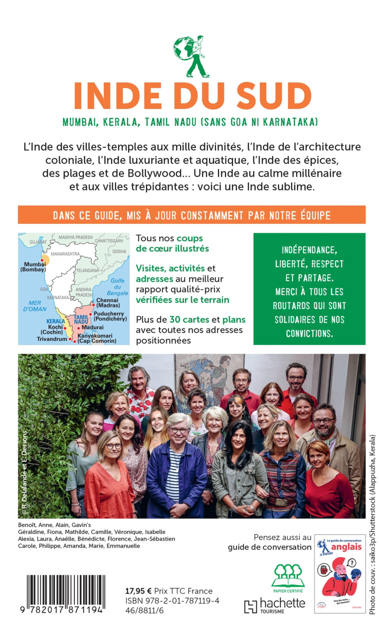 Guide du Routard Inde du Sud 2024/25 -   - HACHETTE TOURI