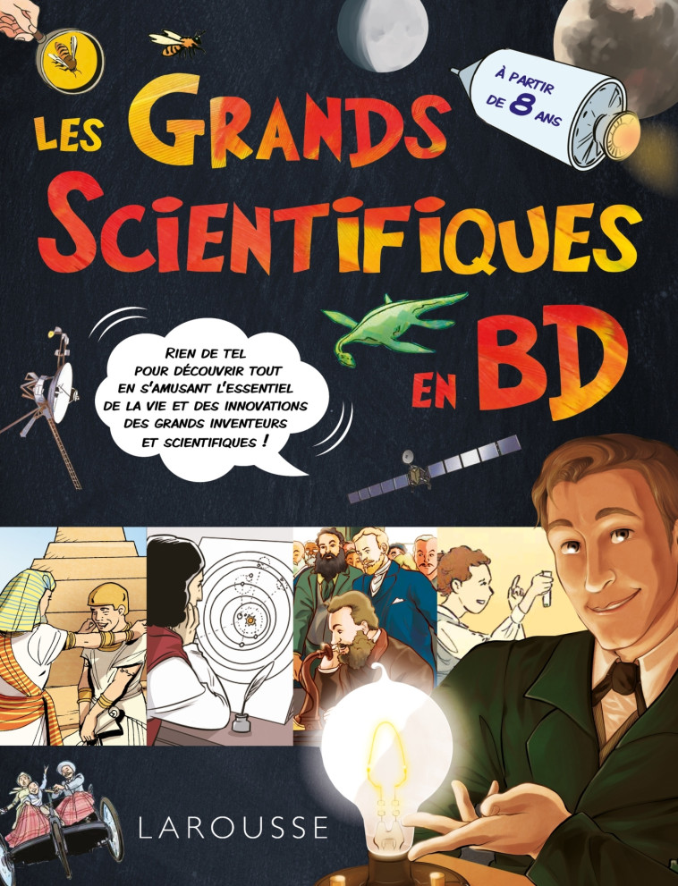 Grands scientifiques en BD -  Collectif - LAROUSSE