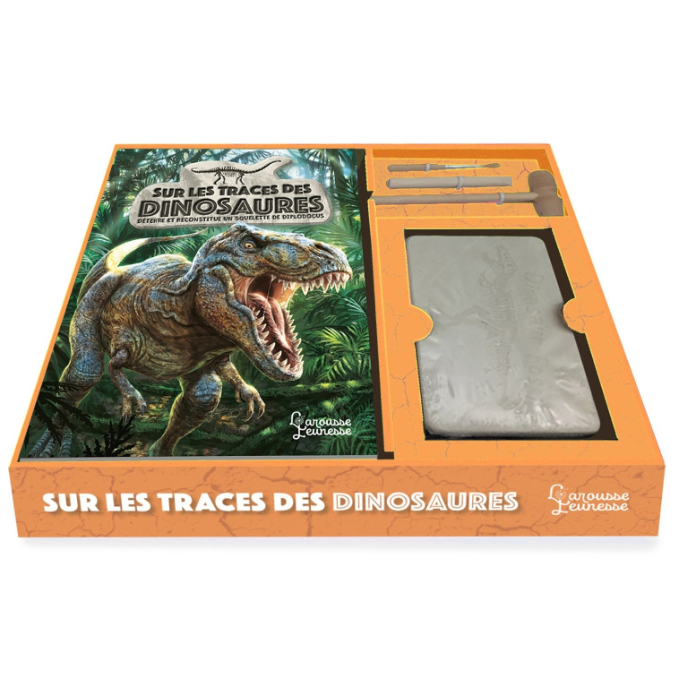 Sur les traces des dinosaures - Thierry Olivaux - LAROUSSE