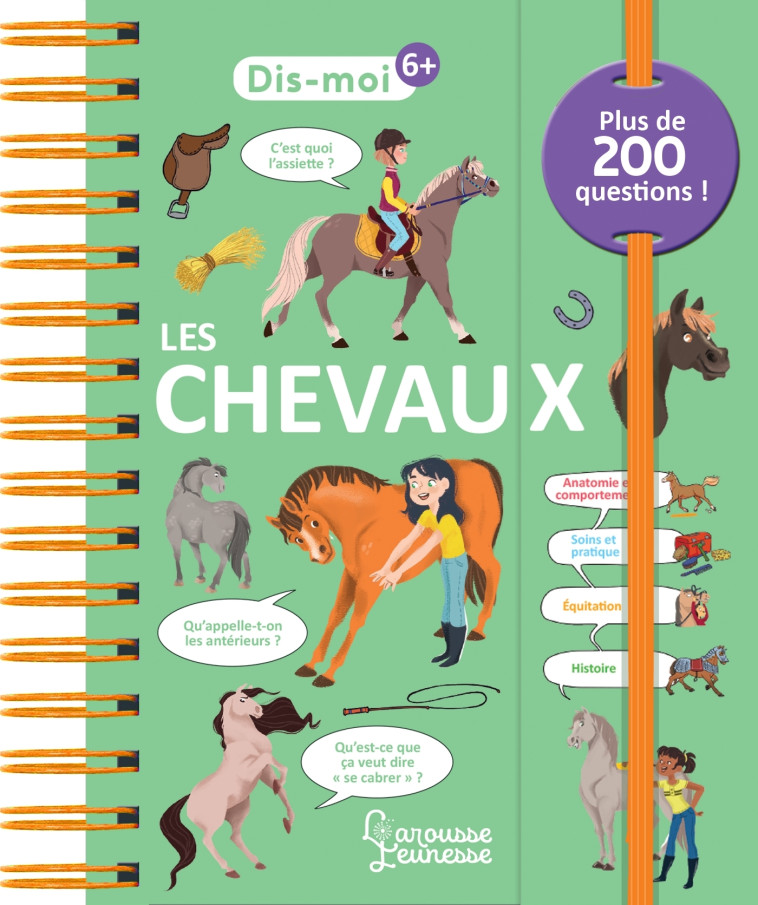 Dis-moi ! Les chevaux - Emilie Gillet - LAROUSSE