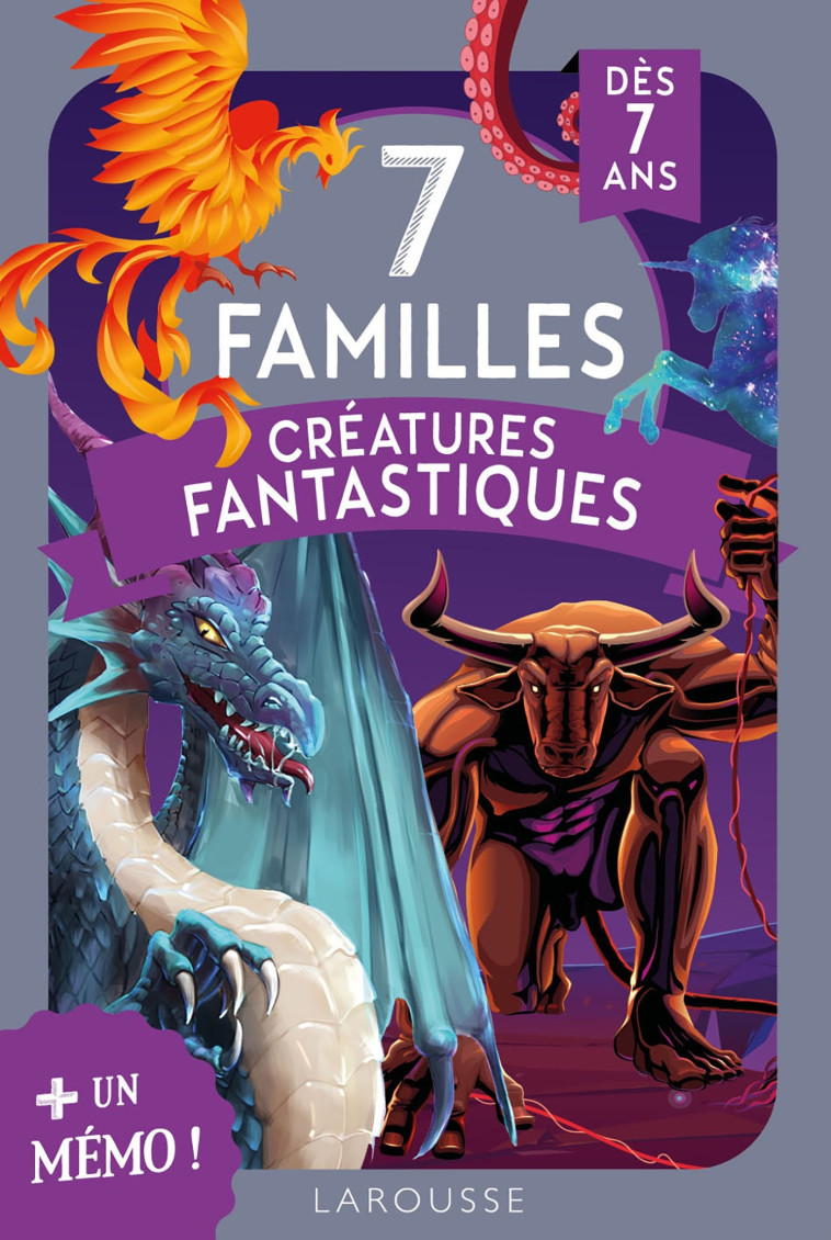 7 familles spécial Créatures fantastiques -  Collectif - LAROUSSE