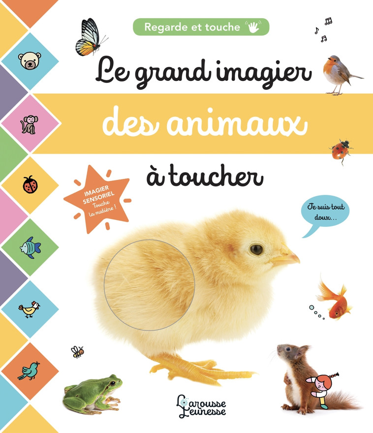 Le grand imagier des animaux à toucher -  Cogumelo Club - LAROUSSE