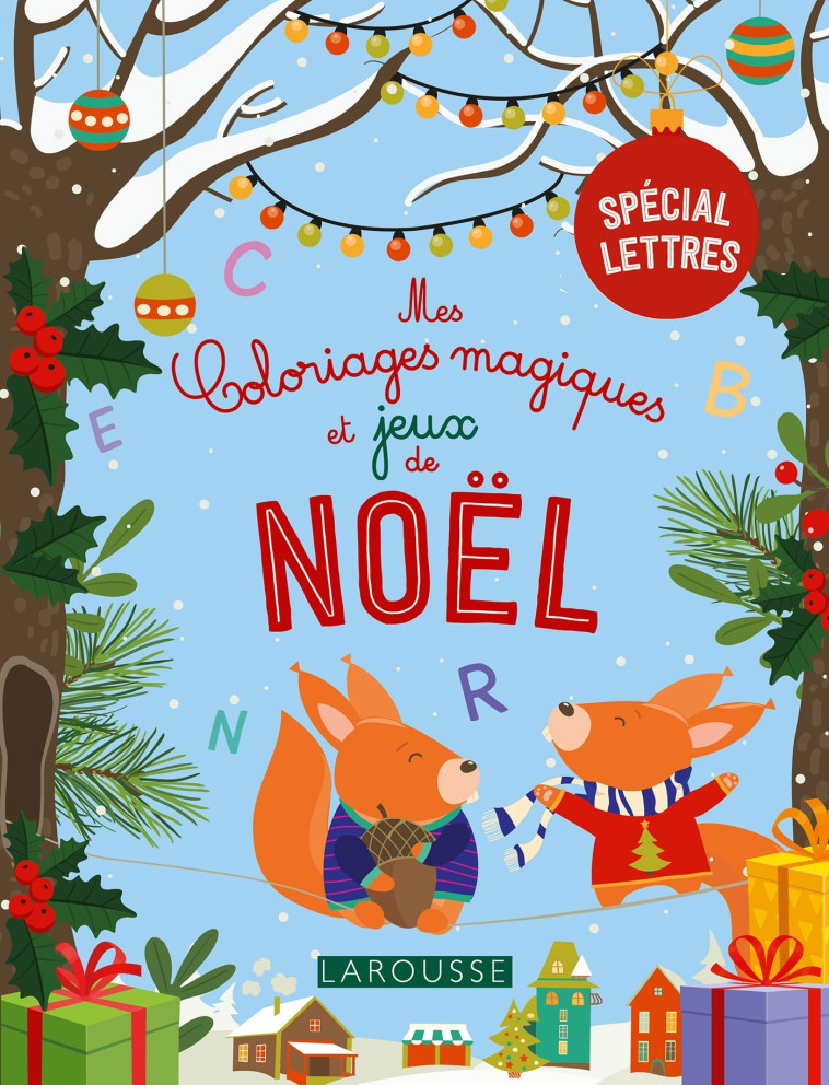 Mes coloriages magiques et jeux de Noel - lettres -   - LAROUSSE