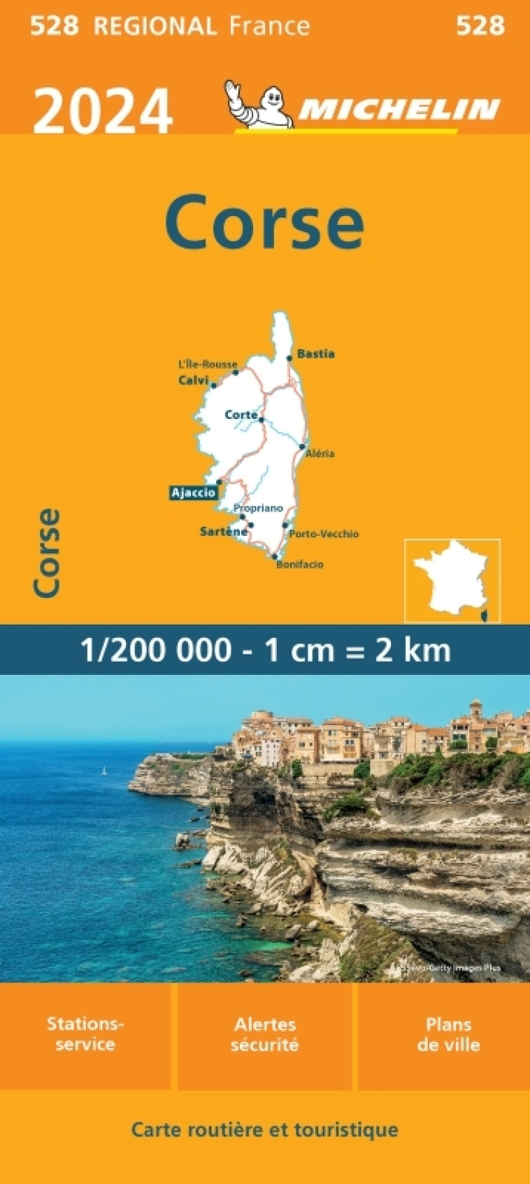 Carte Régionale Corse 2024 - XXX - MICHELIN