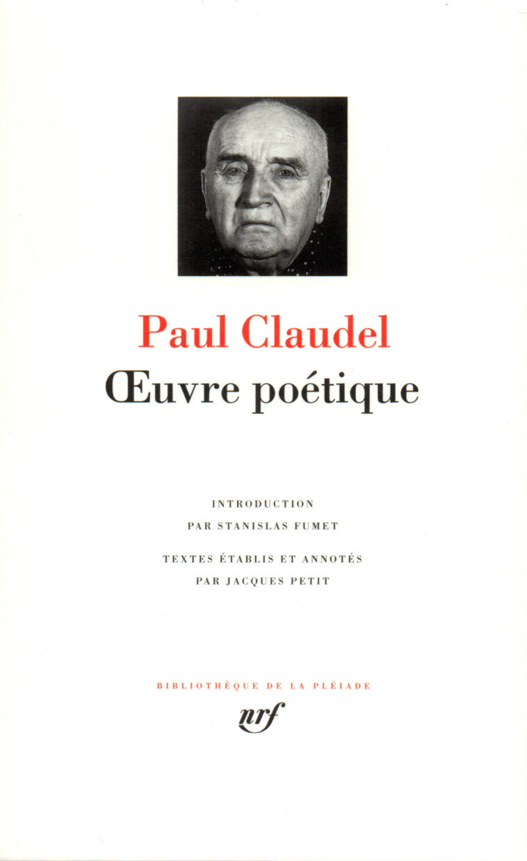 Œuvre poétique - Paul Claudel - GALLIMARD