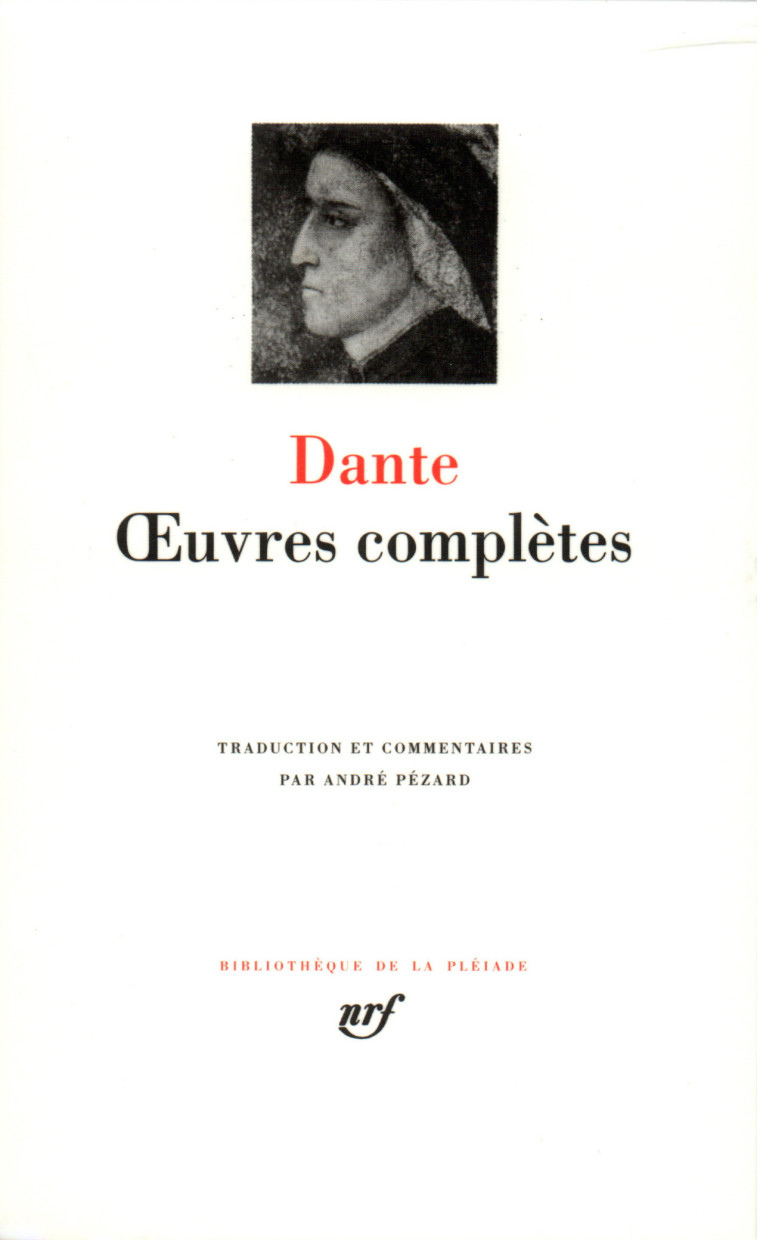 Œuvres complètes -  Dante - GALLIMARD