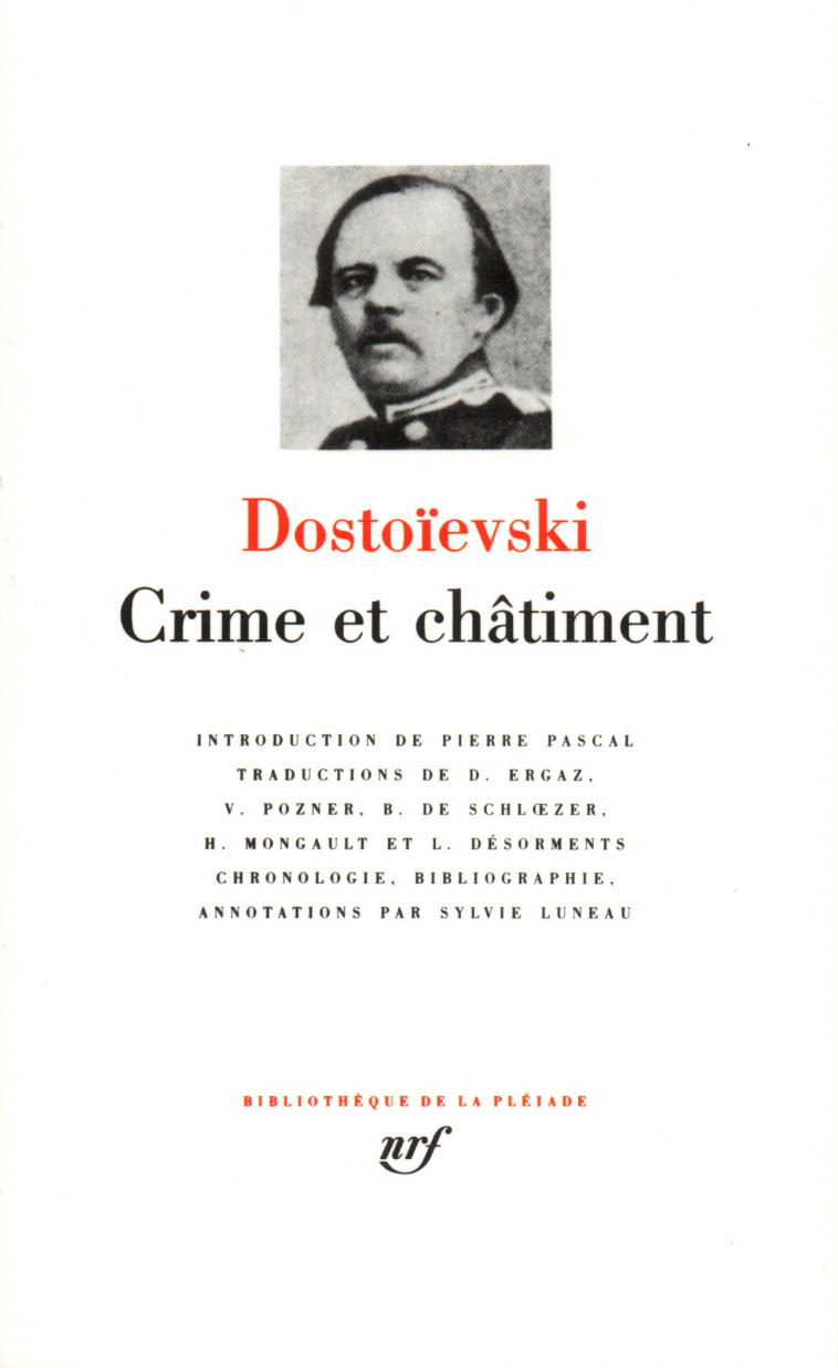 Crime et châtiment - Fédor Dostoïevski - GALLIMARD