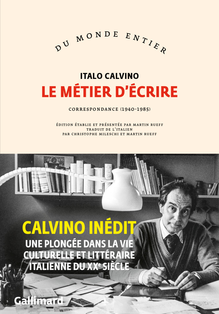 Le métier d'écrire - Italo Calvino - GALLIMARD