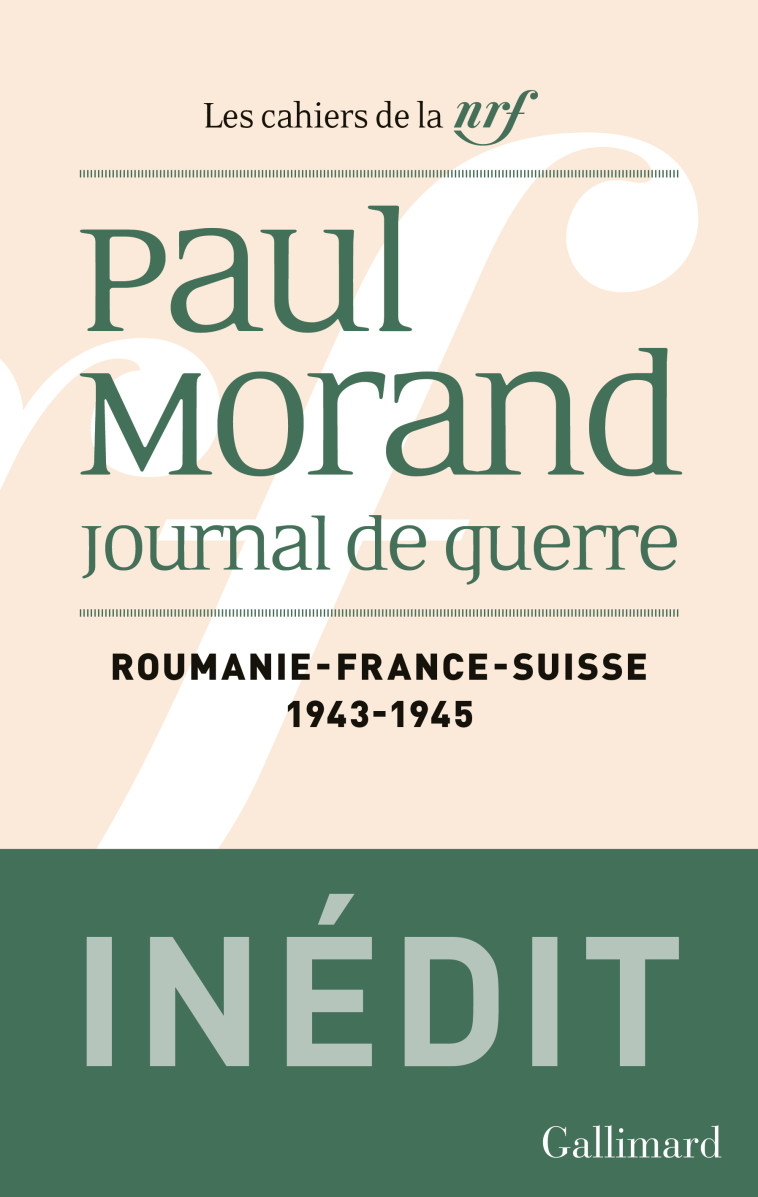 Journal de guerre - Paul Morand - GALLIMARD