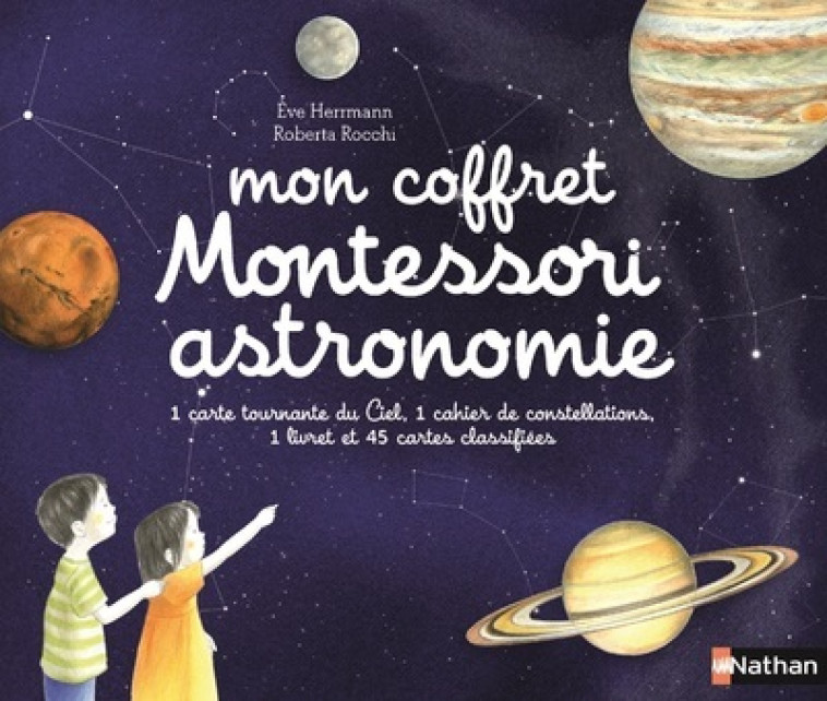 Mon coffret Montessori astronomie - Ève Herrmann - NATHAN