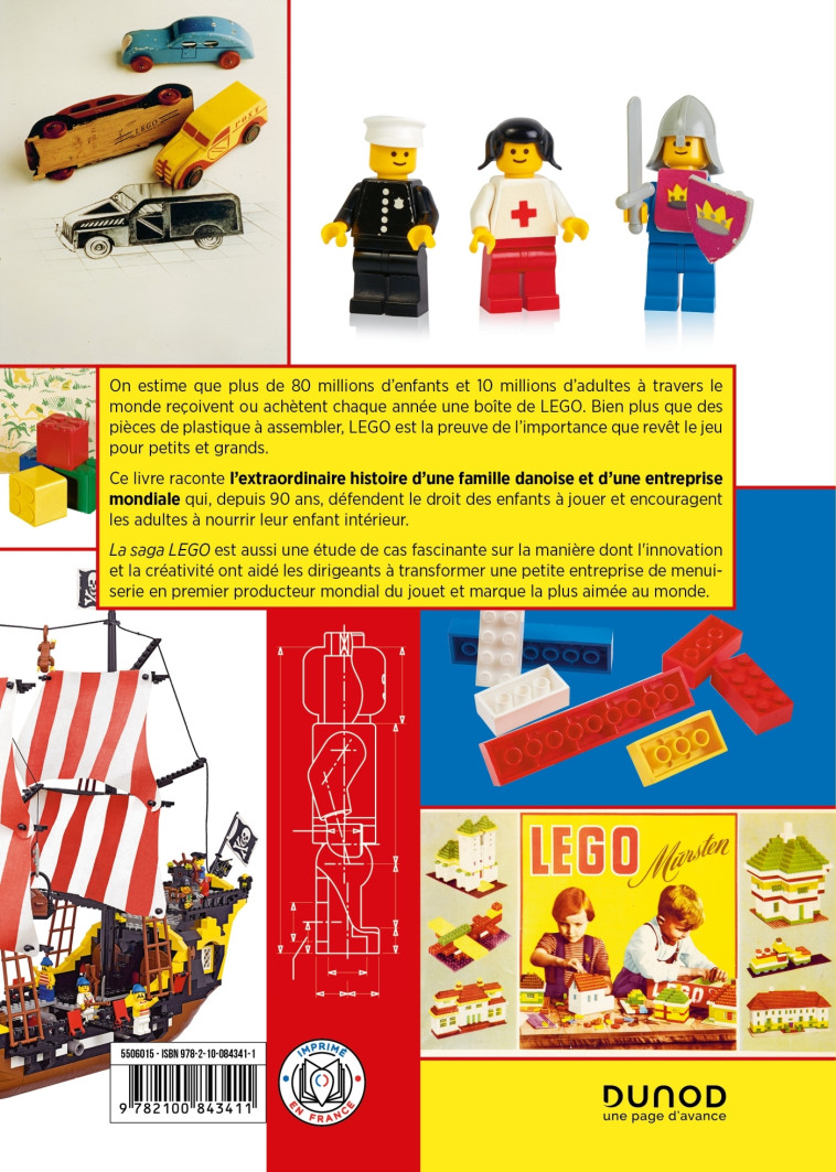 La saga Lego -  Jens Andersen - DUNOD