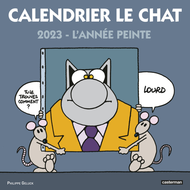 Calendrier Le Chat 2023 - Philippe Geluck - CASTERMAN