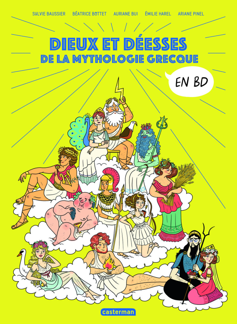 La mythologie en BD - Dieux et déesses de la mythologie grecque -  Collectif - CASTERMAN