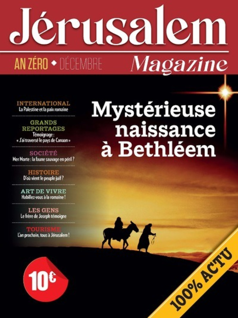 JERUSALEM MAGAZINE - Bernard Lecomte - CERF