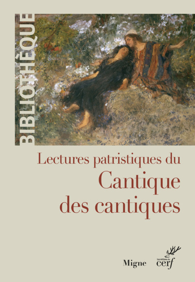 LECTURES PATRISTIQUES DU CANTIQUE DES CANTIQUES -  Collectif - CERF