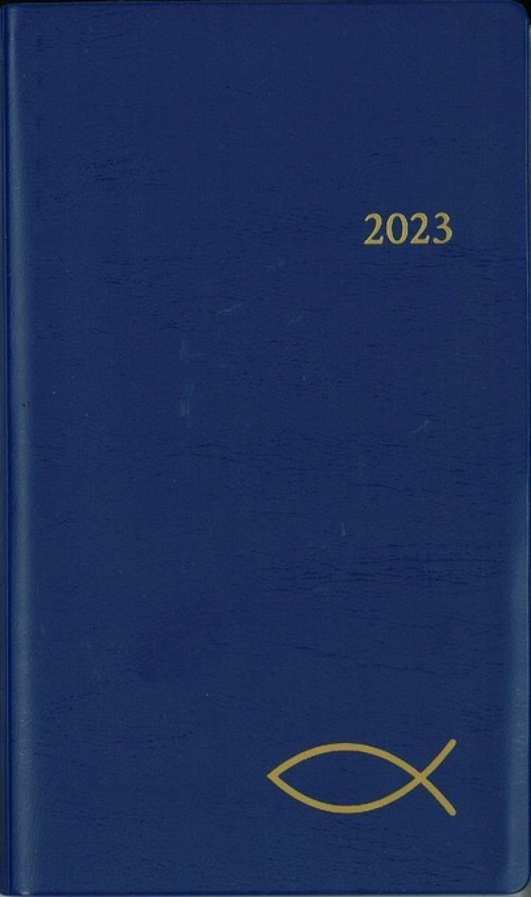 AGENDA DU CHRETIEN 2023 BLEU -  Collectif - CERF