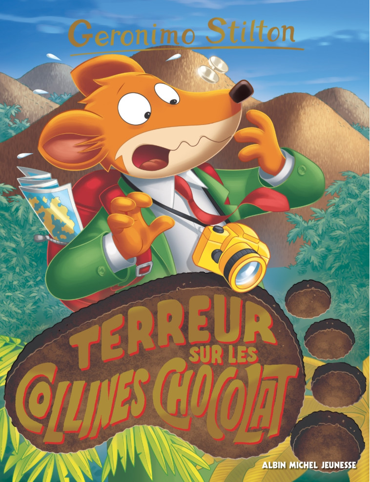 Geronimo Stilton T100 Terreur sur les collines Chocolat (Edition 2022) - Geronimo Stilton - ALBIN MICHEL