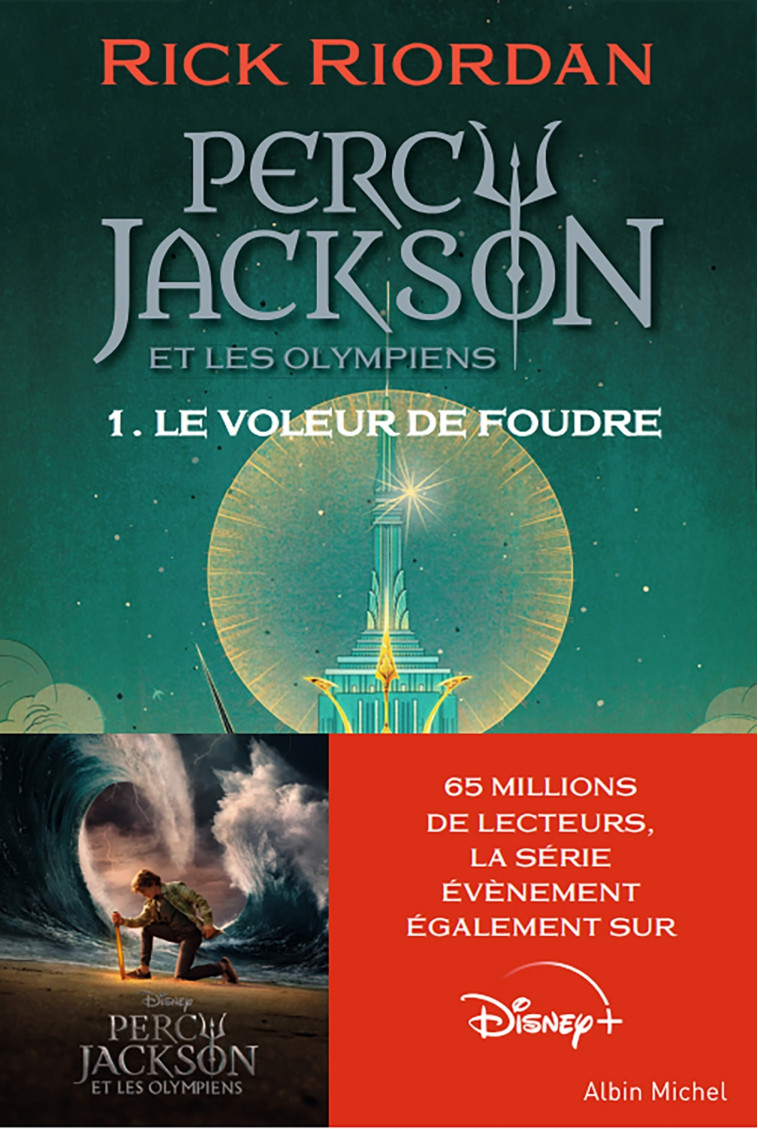 Percy Jackson et les Olympiens T1 - Le Voleur de foudre (Edition 2023-Série Disney+) - Rick Riordan - ALBIN MICHEL