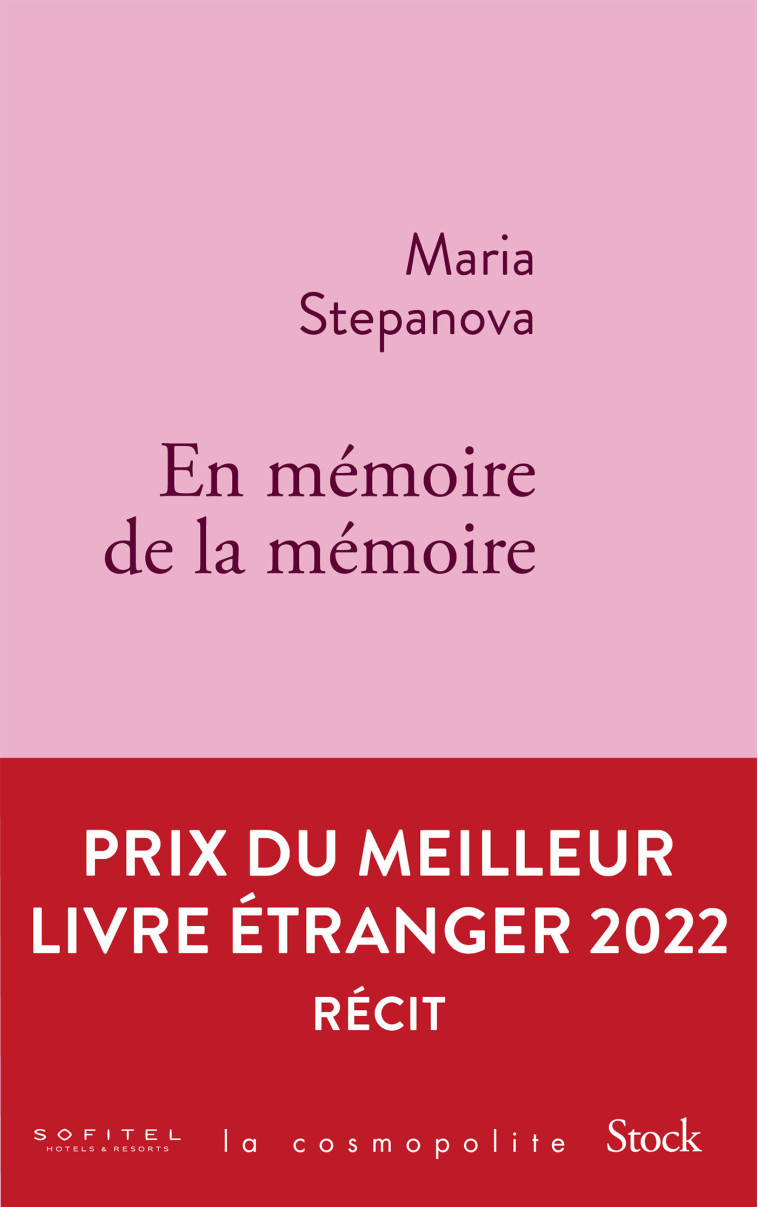 En mémoire de la mémoire - Maria Stepanova - STOCK