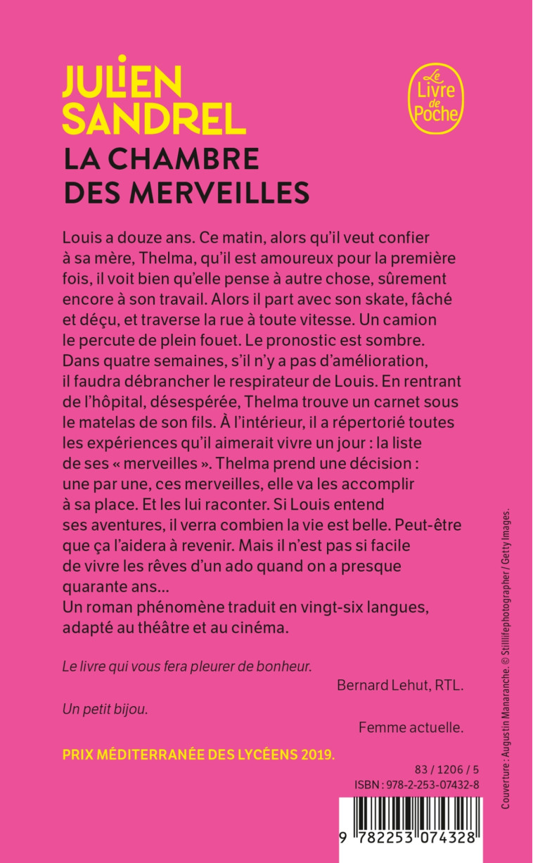 La Chambre des merveilles - Julien Sandrel - LGF