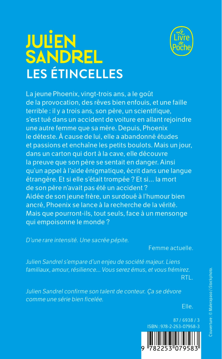 Les Etincelles - Julien Sandrel - LGF