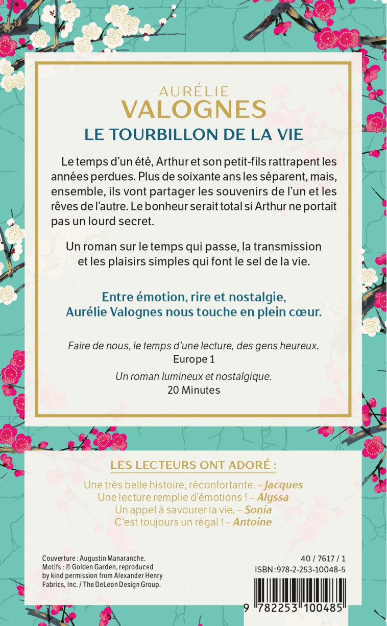 Le tourbillon de la vie - Aurélie Valognes - LGF