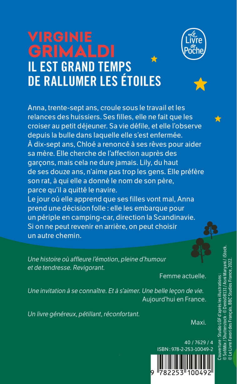 Il est grand temps de rallumer les étoiles - Virginie Grimaldi - LGF