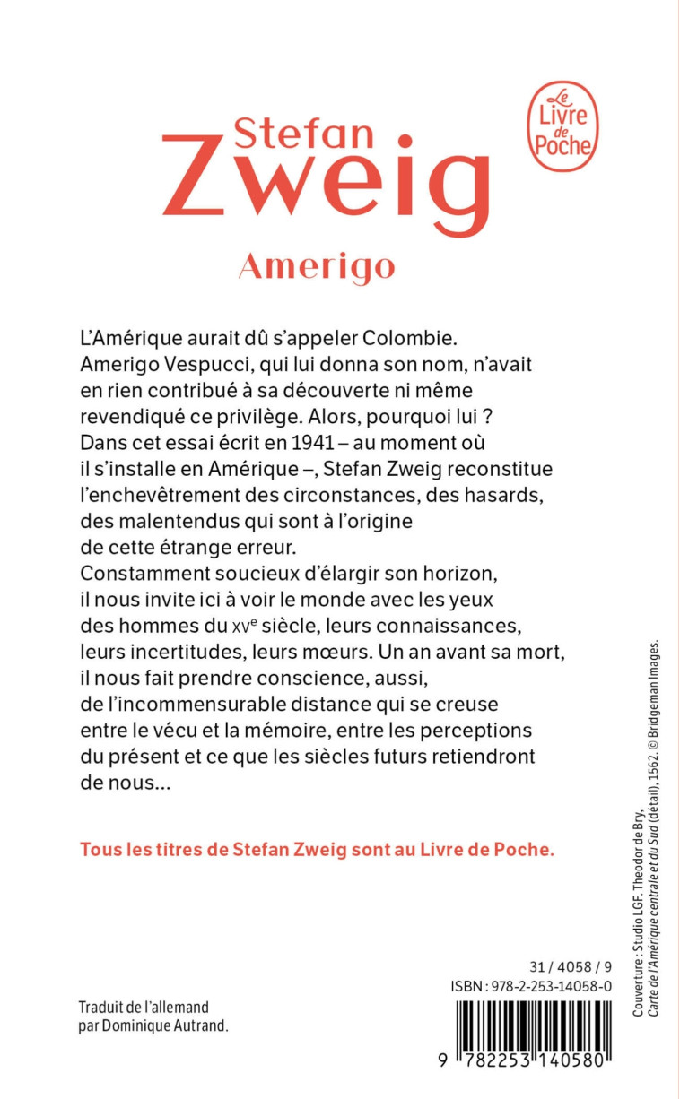 Amerigo - Stefan Zweig - LGF