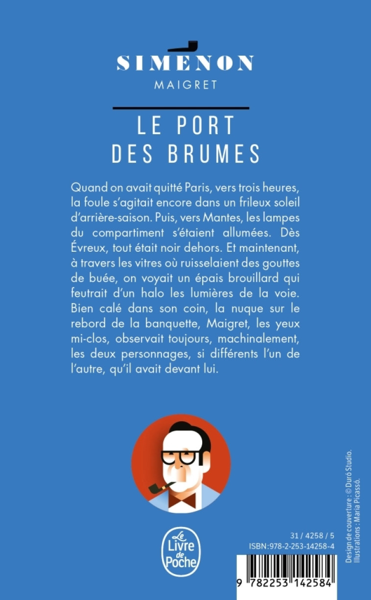 Le Port des brumes - Georges Simenon - LGF