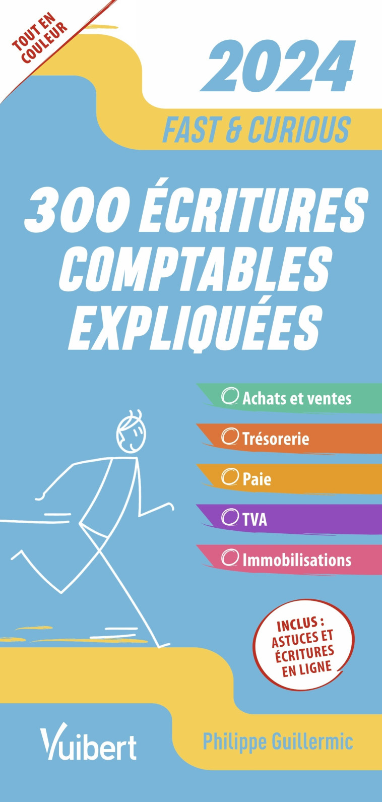 Fast & Curious - 300 écritures comptables incontournables - Philippe Guillermic - VUIBERT