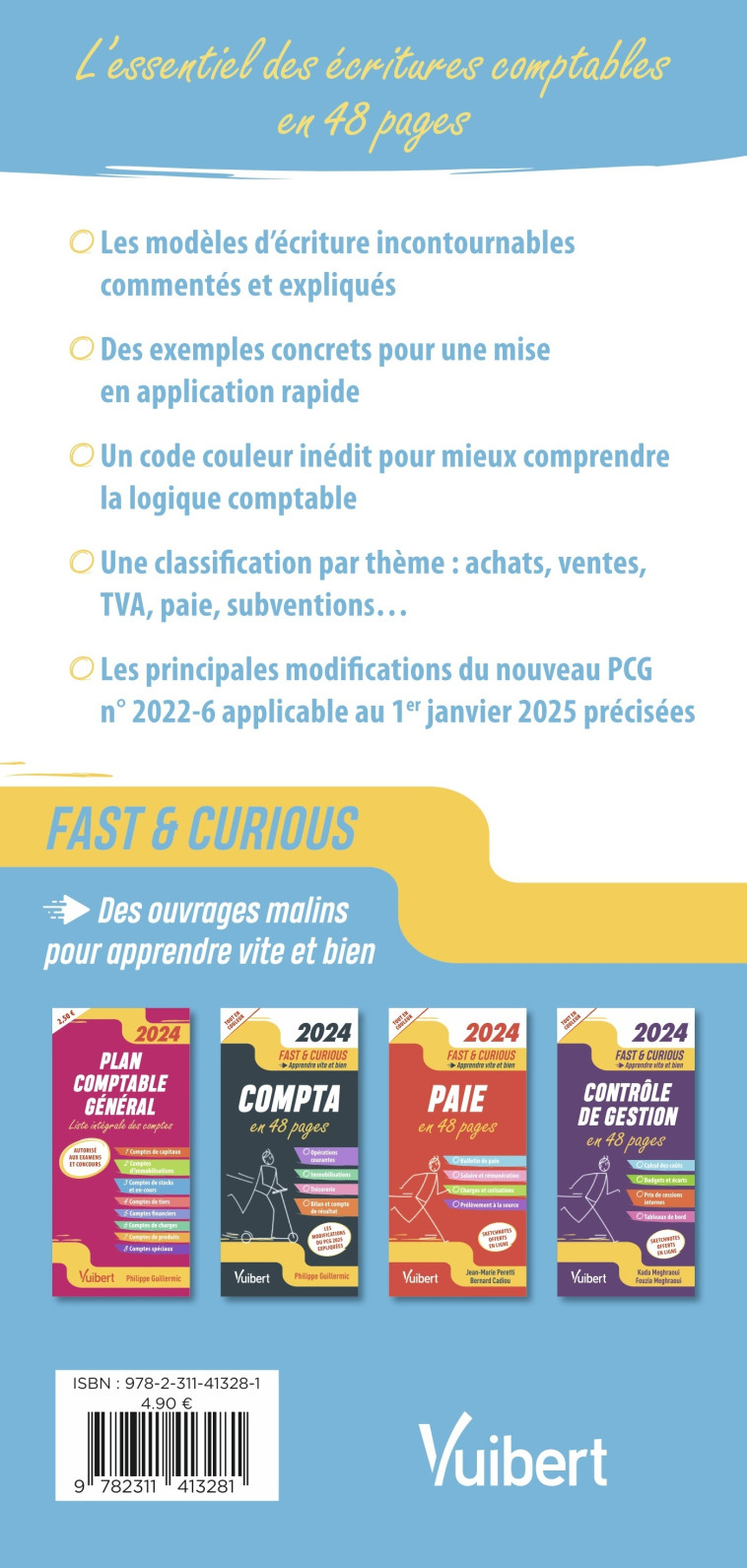 Fast & Curious - 300 écritures comptables incontournables - Philippe Guillermic - VUIBERT